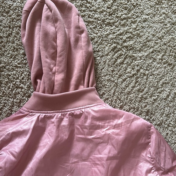 Urban Wear Jacket w/ hoodie and zippers. “Ready for flight”Mens Jacket - Picture 5 of 8